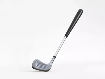 Golf stick Low-poly 3D model