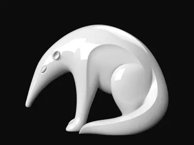Giant Anteater 3D print model