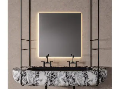 Luxury Bathroom 243 3D model