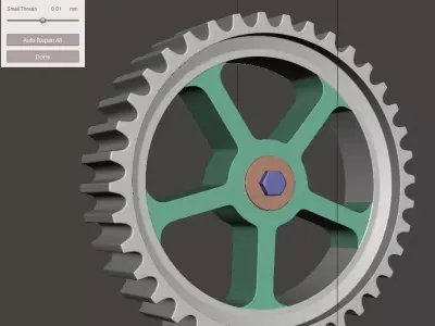 CAR TIMING BELT DECOR 3D print model