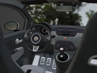 Fiat Abarth 500 3D print model