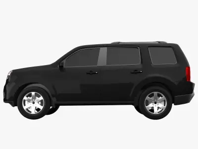 SUV 1 honda pilot 3D model
