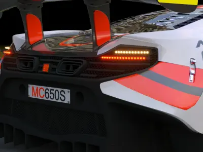 Mclaren 650s GT3  3D model