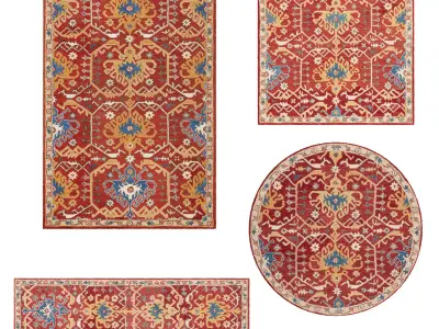 4 in 1 Rug Collection No 7 Low-poly 3D model