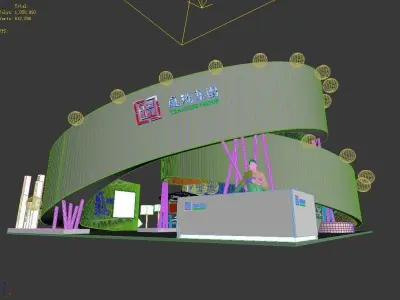 Exhibition - Area - 12X12-3DMAX2009-03 3D model