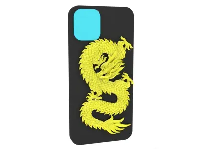 Luxury Chinese Dragon Pendant 3D Model for Jewelry Design 4627 3D print model