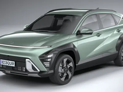 Hyundai Kona 2024 3D model