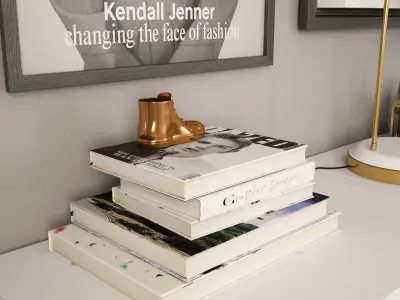 Workplace I Pottery Barn 04 3D model