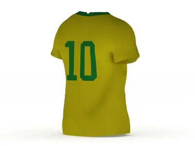 Football Tshirt Generic Low Poly Low-poly 3D model