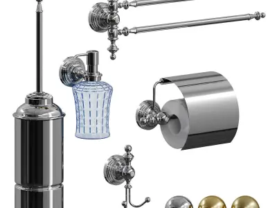 Bathroom Accessories Brillante by Boheme 3D model
