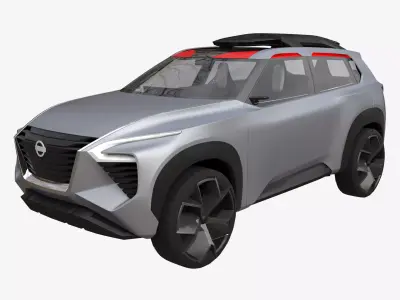 Nissan Xmotion Concept with interior 3D model