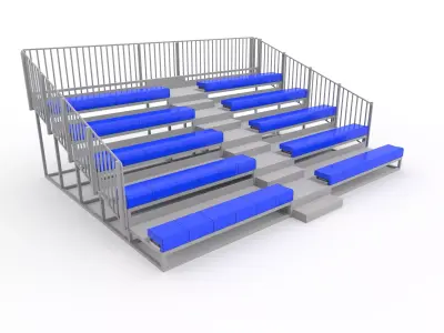 Bleachers 57 3D model