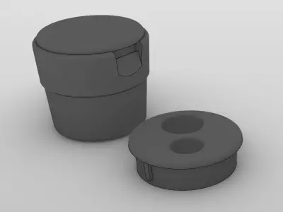 VW Cup Holder 3D print model