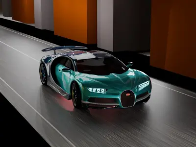 Bugatti 3d model  3D model