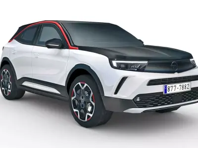 Opel Mokka 2021 Low-poly 3D model