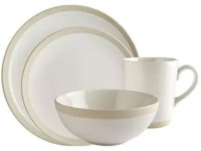 Elements Bone Dinnerware Set 3D model