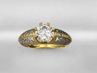 Ring simple vitoryan styl Free 3D print model
