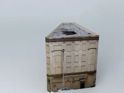 The Annex building with car in it Free 3D model