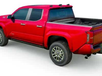 Toyota Tacoma Limited 2024 Low-poly 3D model