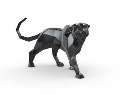 Black Panther 3D print model
