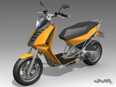Albura concept scooter 3D model
