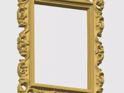 Decorative Picture Frame 02  Modern Design for 3D Printing 3D print model