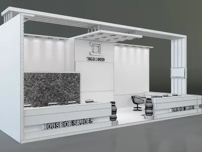 Booth Exhibition Stand a638f 3D model