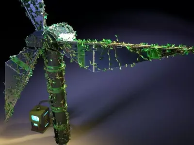 Windmill ivy eco 3D model