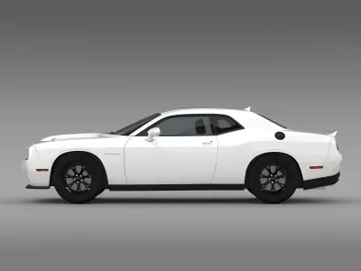 Dodge Challenger SRT Hellcat Supercharged 2015 3D model