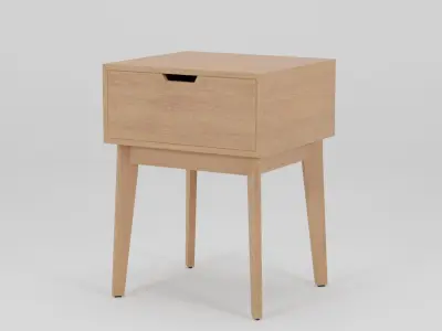 Ventura Nightstand 45x40x60 Low-poly 3D model