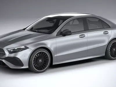 Mercedes-Benz A-Class Sedan AMG 2023 3D model