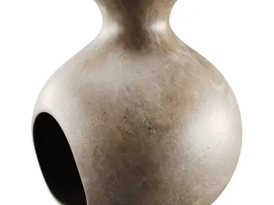 Vase decor Low-poly 3D model 18