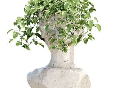 Greek Sculpture Planter Vol 334  3D model