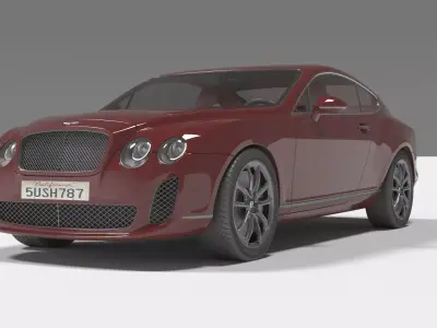Bentley Continental Supersports 3D model