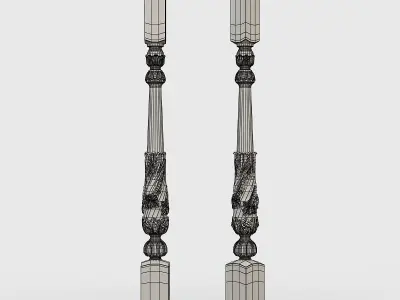 Classic baluster 3D model