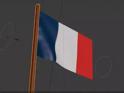 Country National 3D Flags Low-poly 3D model