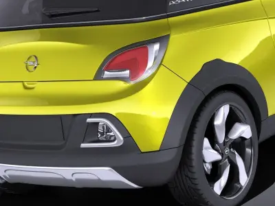 Opel Adam Rocks 2017 VRAY 3D model