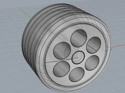 rc wheel2 3D print model