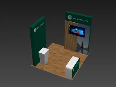 Small Stall 3D file and Design 3D model