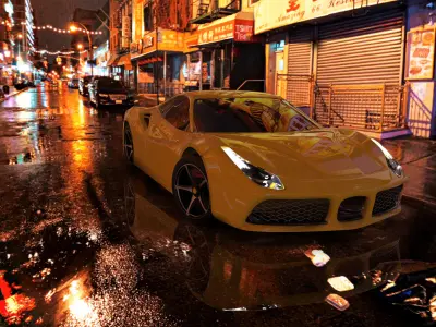 ferrari 488 gtb 3d model 3D model