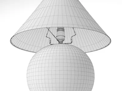MCGEE and CO Tess Large Ceramic Table Lamp 3D model 3D model