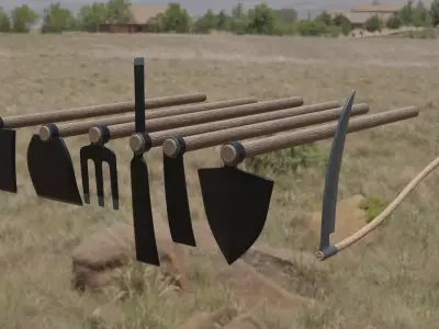 Farmer tools Free 3D model