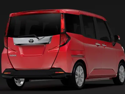 Toyota Tank 2017 3D model