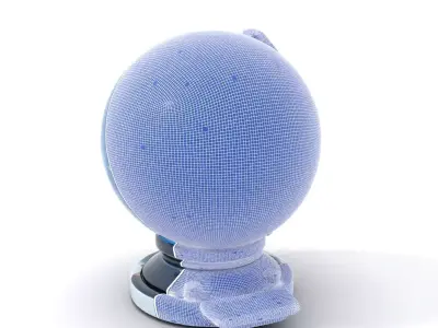 Futuristic Holographic Globe model pack with interactive feat... Low-poly 3D model