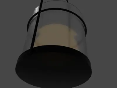Plain Lantern Free 3D model