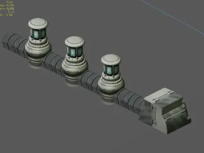 Star Alliance - Roadside Decoration 3D model