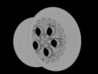 Car Wheel - Brada Forged TF-0 3D model
