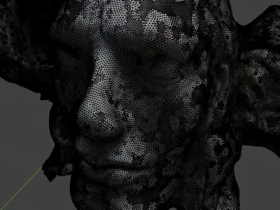 Statue head broken Free 3D model