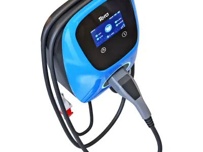 Charging station for electric vehicles Tera EV Smart 3D model