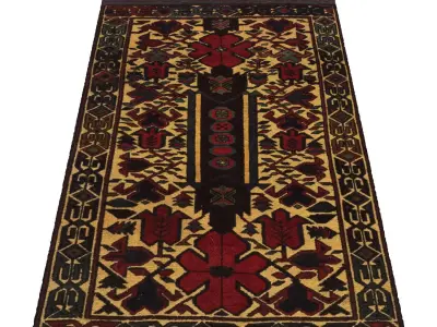 Rug Set 1980 3D model